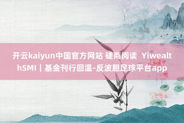 开云kaiyun中国官方网站 磋商阅读  YiwealthSMI｜基金刊行回温-反波胆足球平台app