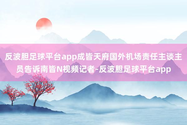 反波胆足球平台app成皆天府国外机场责任主谈主员告诉南皆N视频记者-反波胆足球平台app